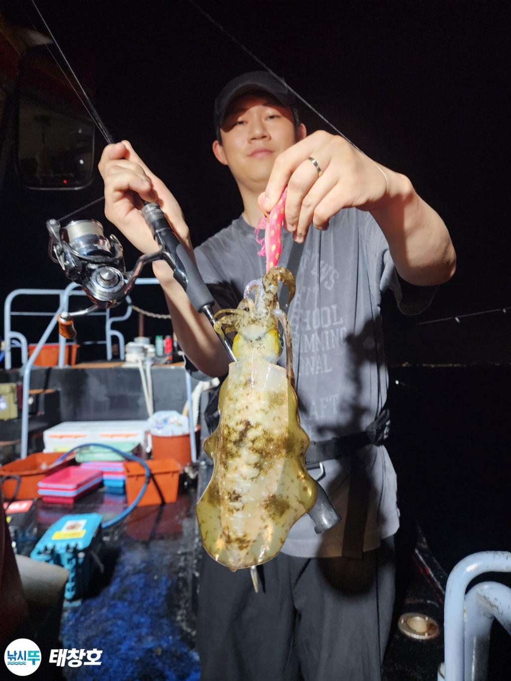 낚시뚜,무늬오징어,영일만항,태창호,낚시뚜12