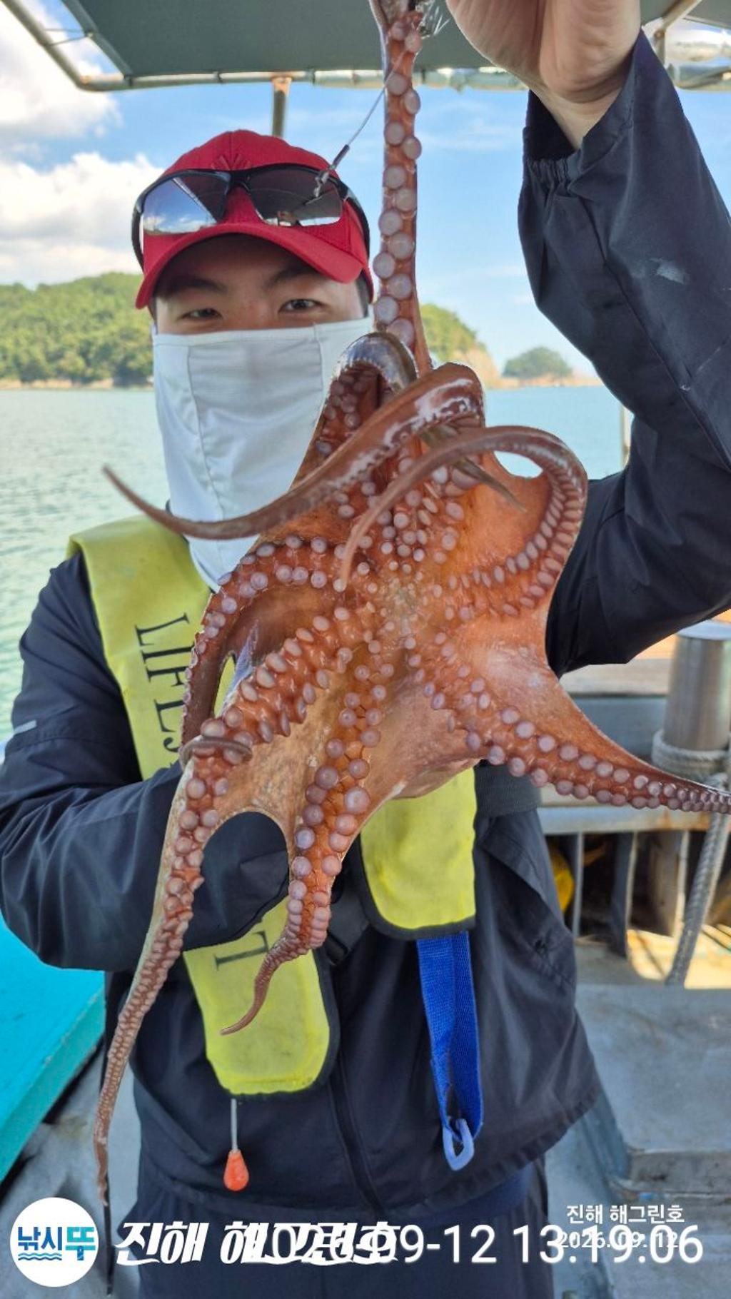 낚시뚜,돌문어,삼포항,진해 해그린호,낚시뚜15