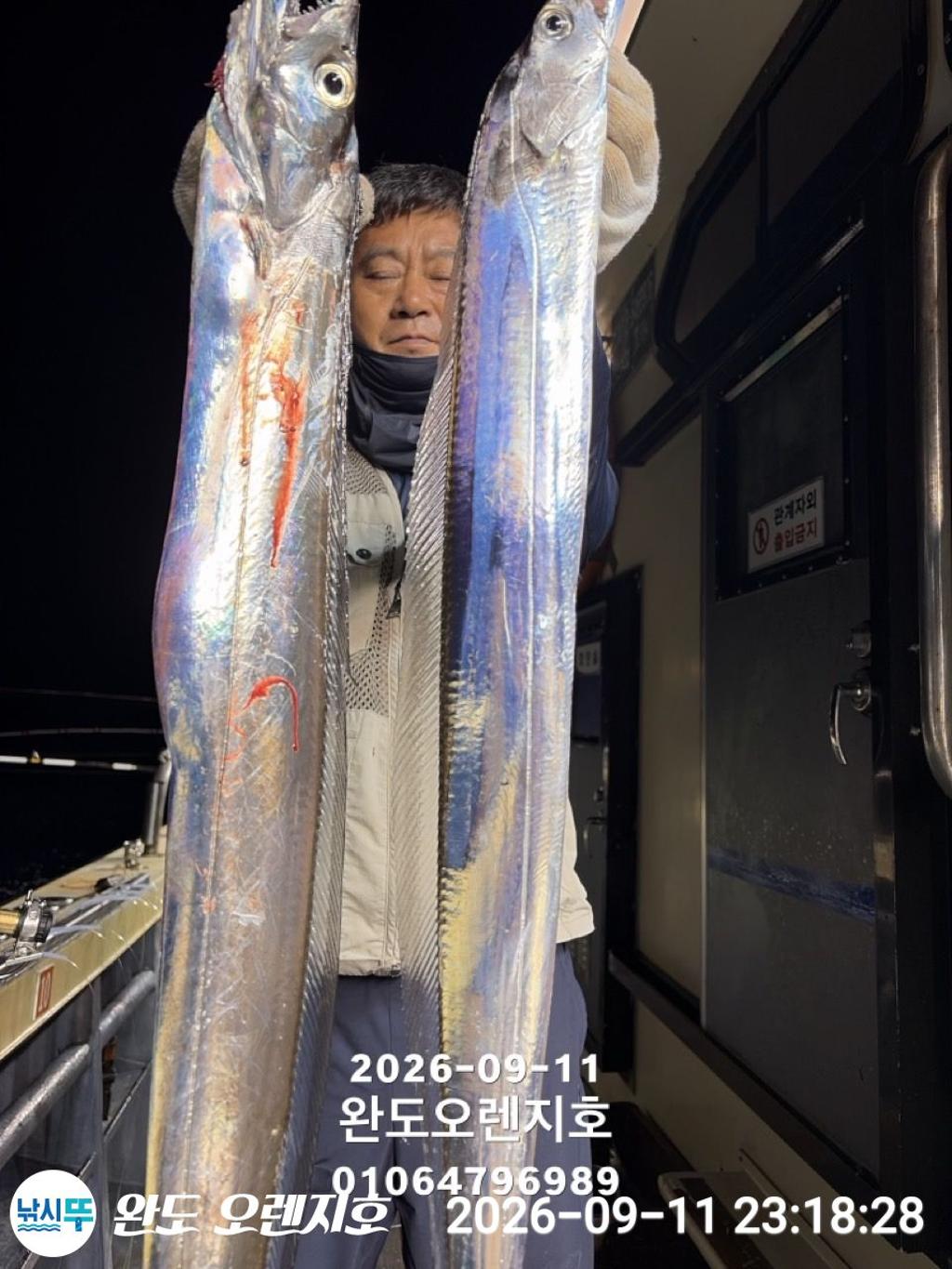 낚시뚜,갈치,완도항,완도 오렌지호,낚시뚜10