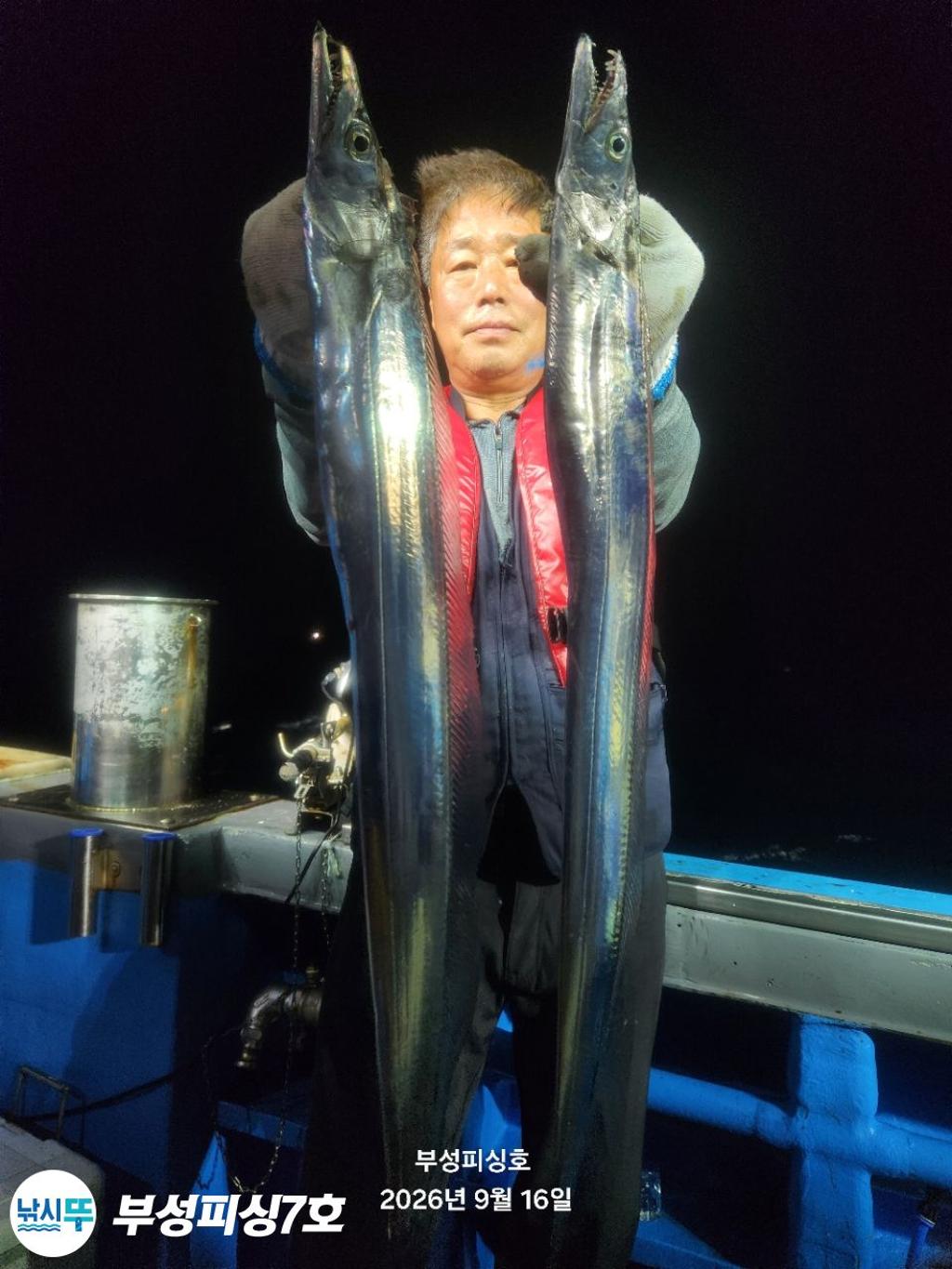 낚시뚜,갈치,통영영운리항,부성피싱7호,낚시뚜14