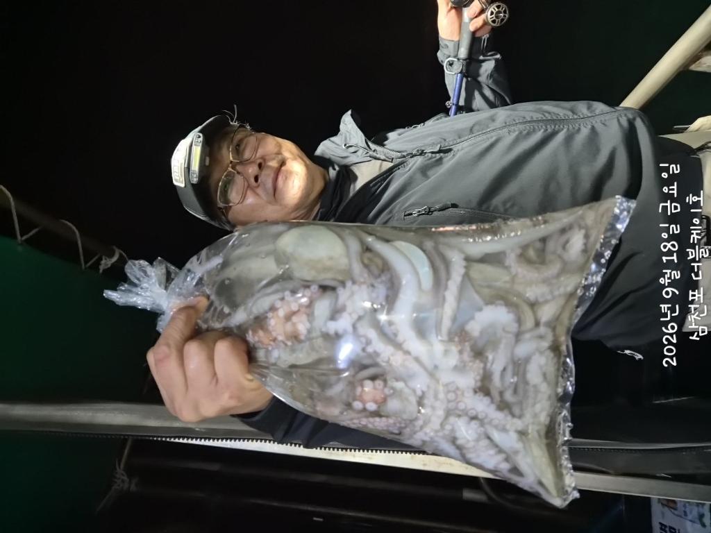 낚시뚜,돌문어,삼천포 팔포항,삼천포 더블케이호,낚시뚜36