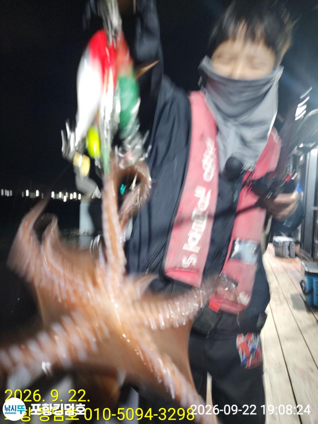 낚시뚜,돌문어,영일만항,포항 킹덤호,낚시뚜7