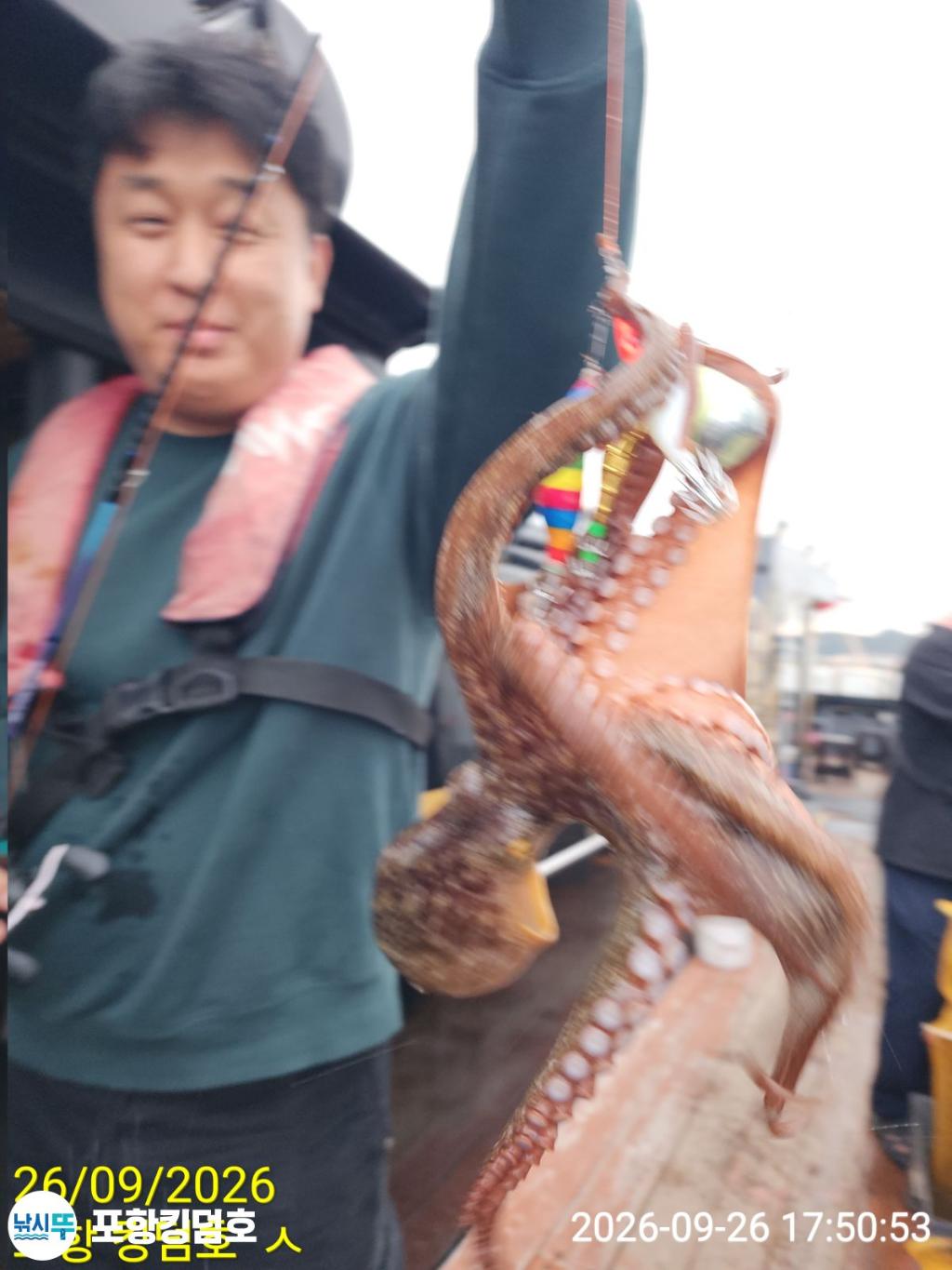 낚시뚜,돌문어,영일만항,포항 킹덤호,낚시뚜18