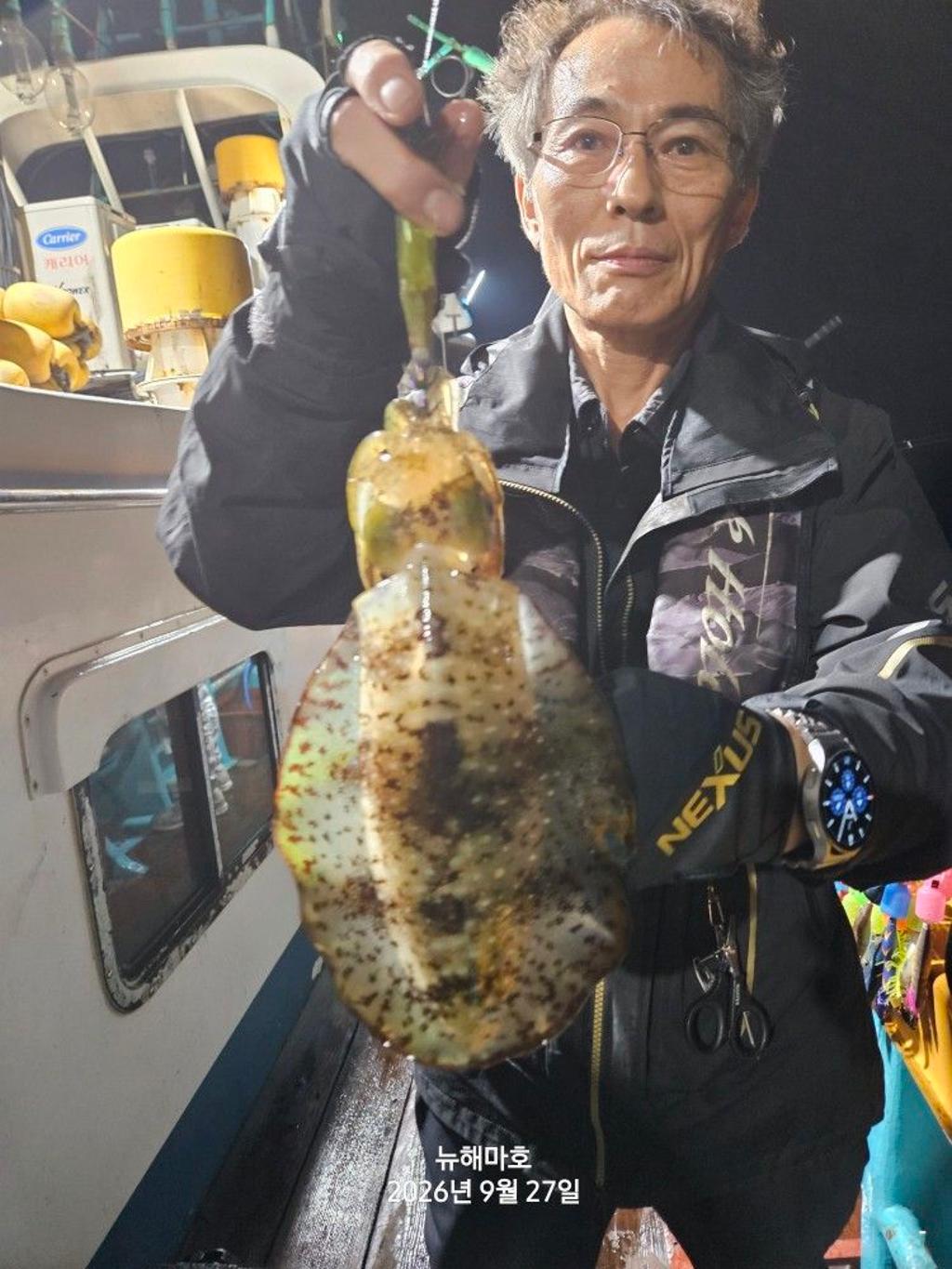 낚시뚜,무늬오징어,영일만항,뉴해마호,낚시뚜7
