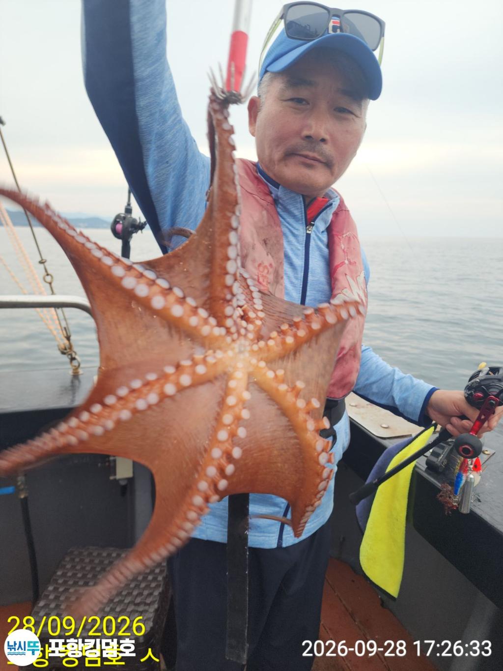 낚시뚜,돌문어,영일만항,포항 킹덤호,낚시뚜12
