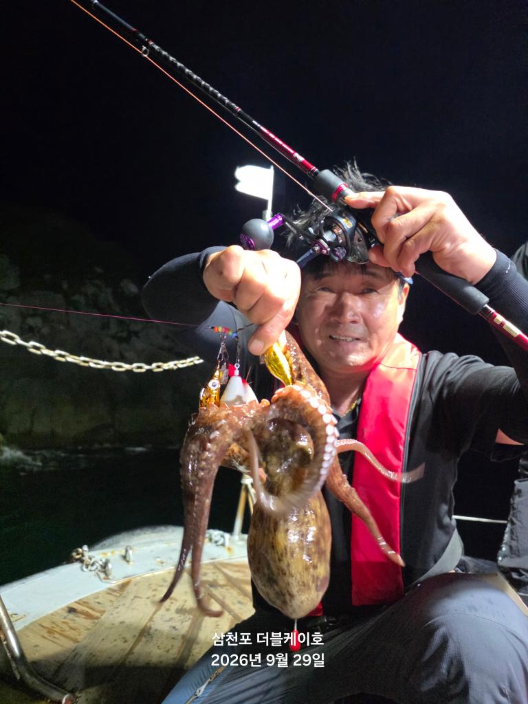 낚시뚜,돌문어,쭈꾸미,삼천포 팔포항,삼천포 더블케이호,낚시뚜6