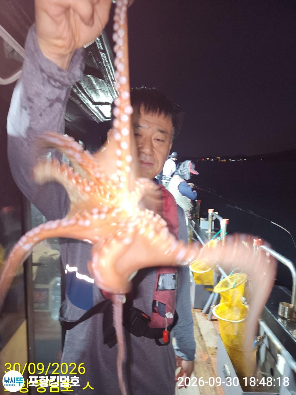 낚시뚜,돌문어,영일만항,포항 킹덤호,낚시뚜23