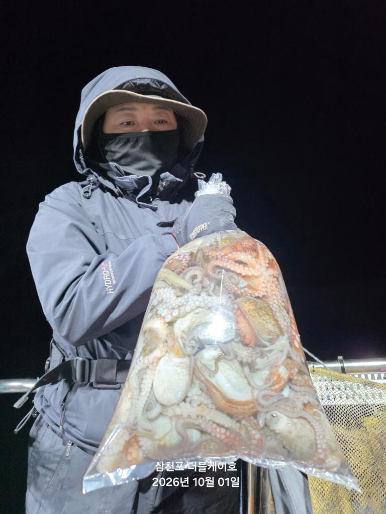 낚시뚜,돌문어,쭈꾸미,삼천포 팔포항,삼천포 더블케이호,낚시뚜15