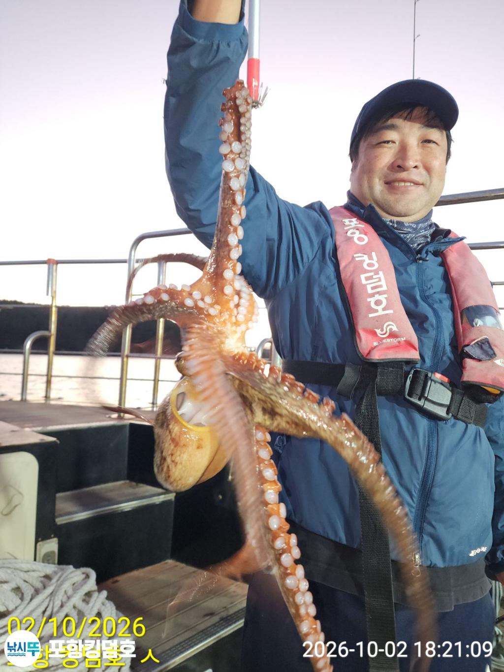 낚시뚜,돌문어,영일만항,포항 킹덤호,낚시뚜24