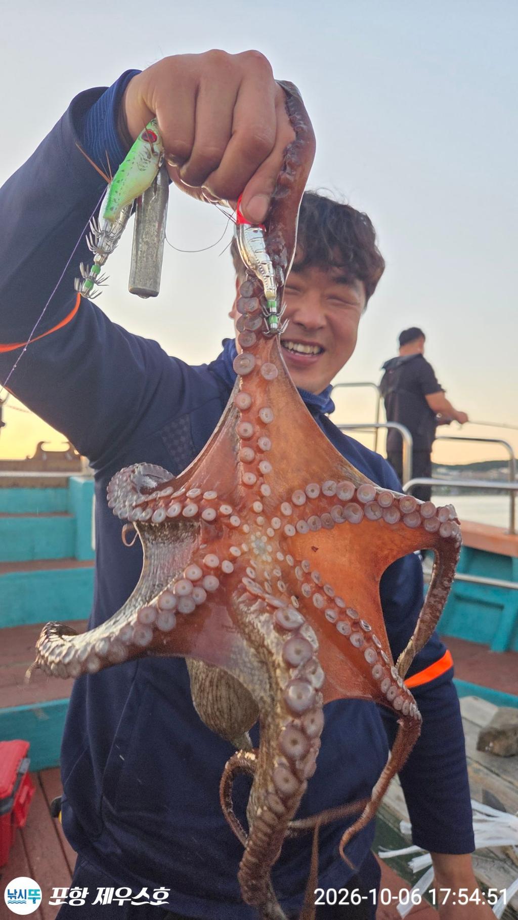 낚시뚜,돌문어,영일만항,포항 제우스호,낚시뚜36