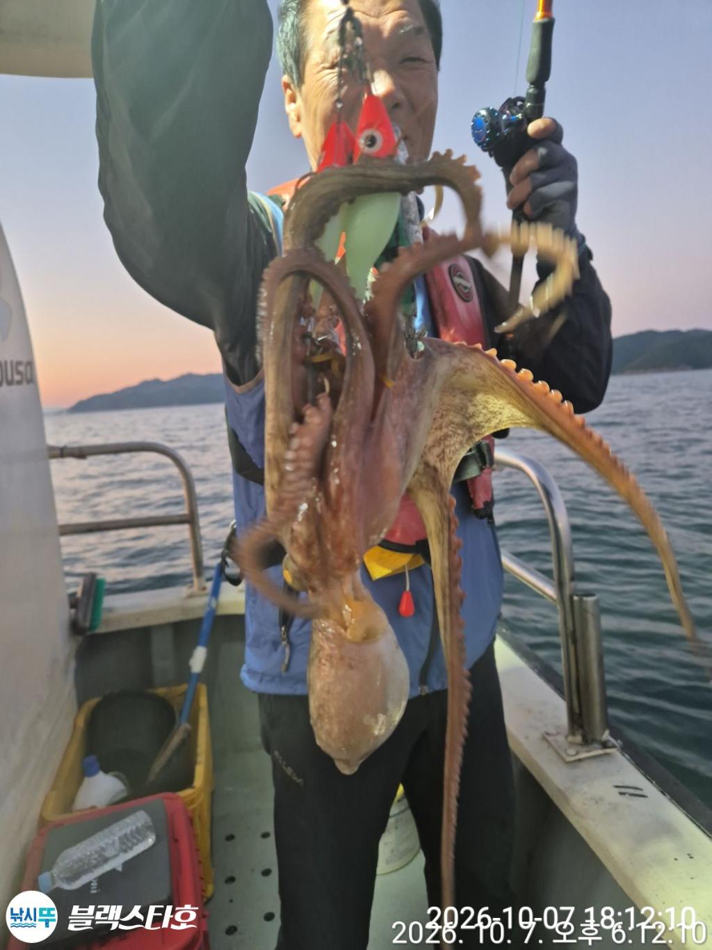 낚시뚜,돌문어,삼천포 팔포항,삼천포 블랙스타,낚시뚜7