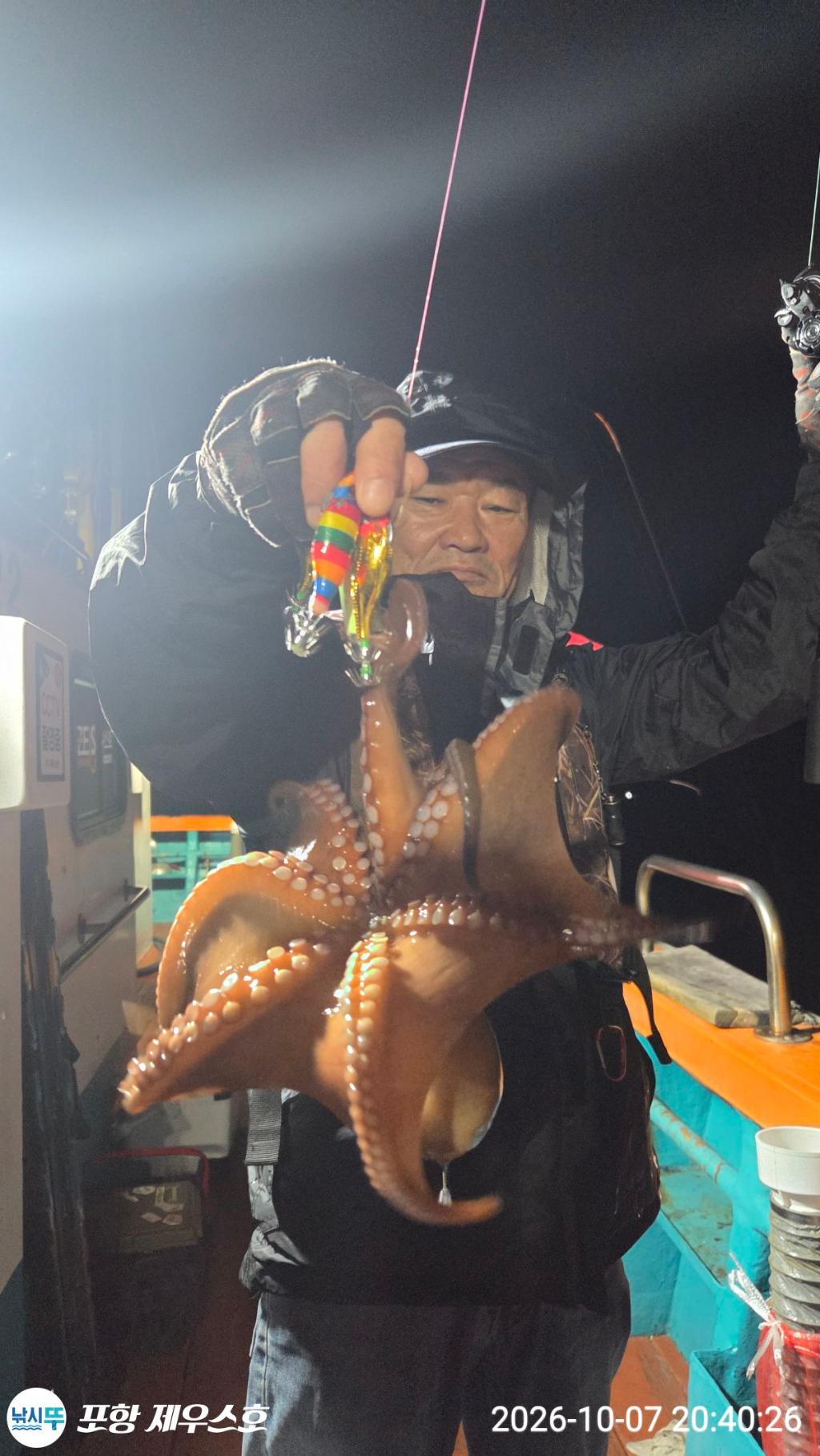 낚시뚜,돌문어,무늬오징어,영일만항,포항 제우스호,낚시뚜17