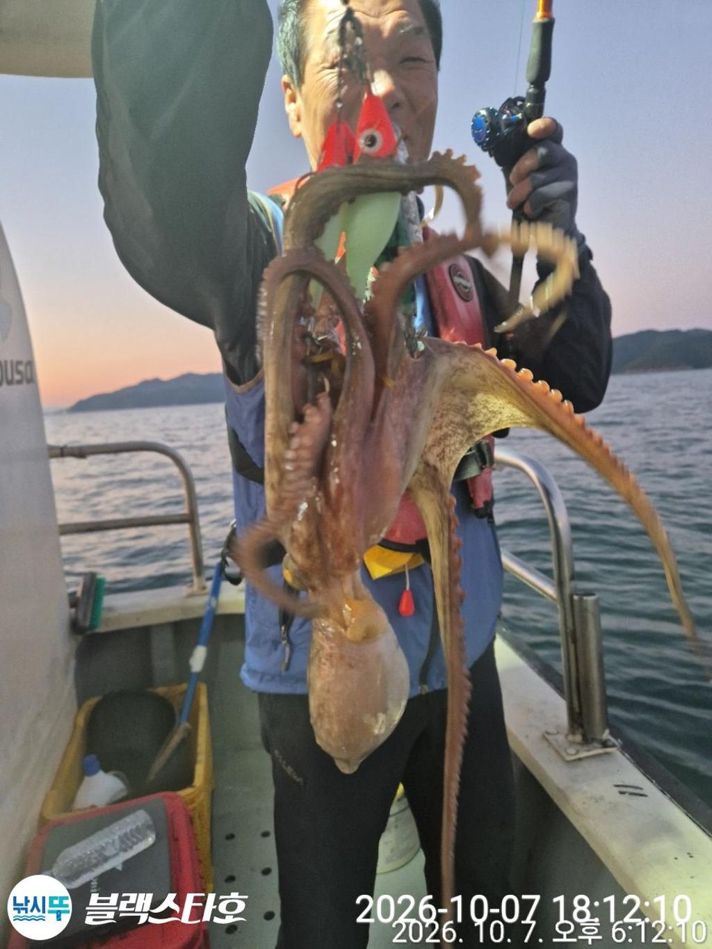 낚시뚜,돌문어,삼천포 팔포항,삼천포 블랙스타,낚시뚜2