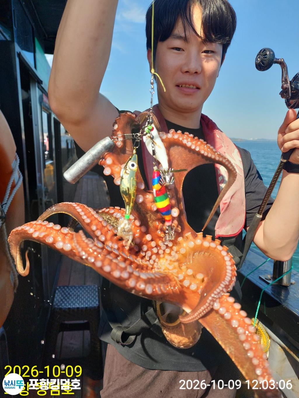 낚시뚜,돌문어,영일만항,포항 킹덤호,낚시뚜41