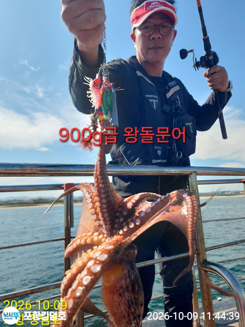 낚시뚜,돌문어,영일만항,포항 킹덤호,낚시뚜38