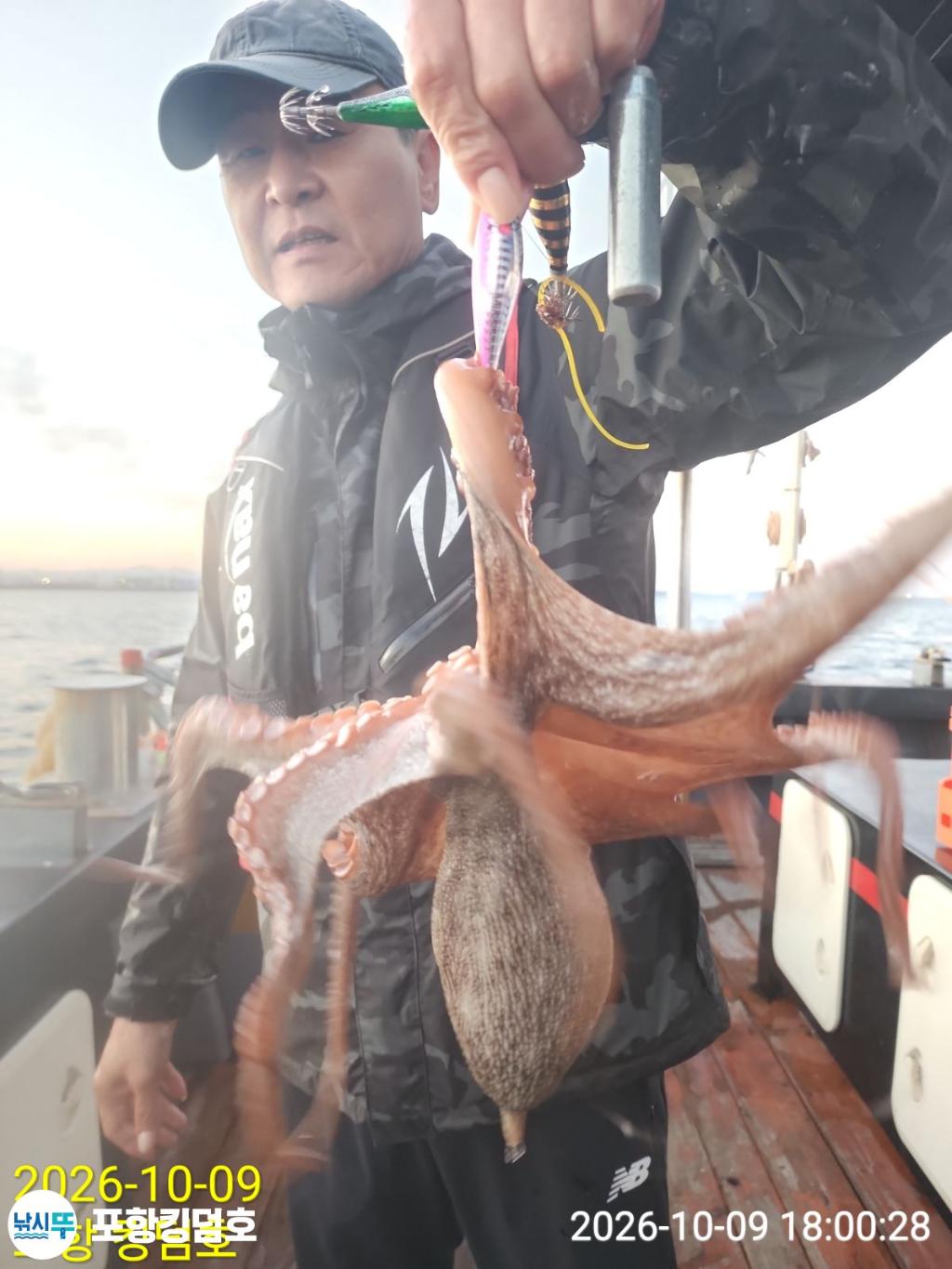 낚시뚜,돌문어,영일만항,포항 킹덤호,낚시뚜8
