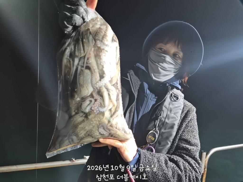 낚시뚜,돌문어,쭈꾸미,삼천포 팔포항,삼천포 더블케이호,낚시뚜21