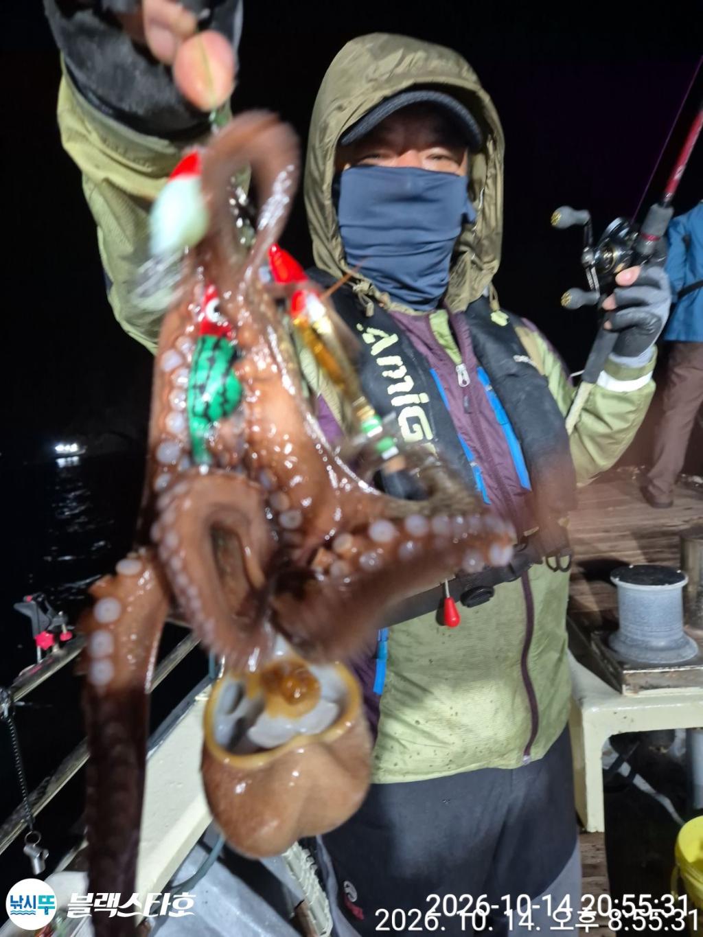 낚시뚜,돌문어,삼천포 팔포항,삼천포 블랙스타,낚시뚜12