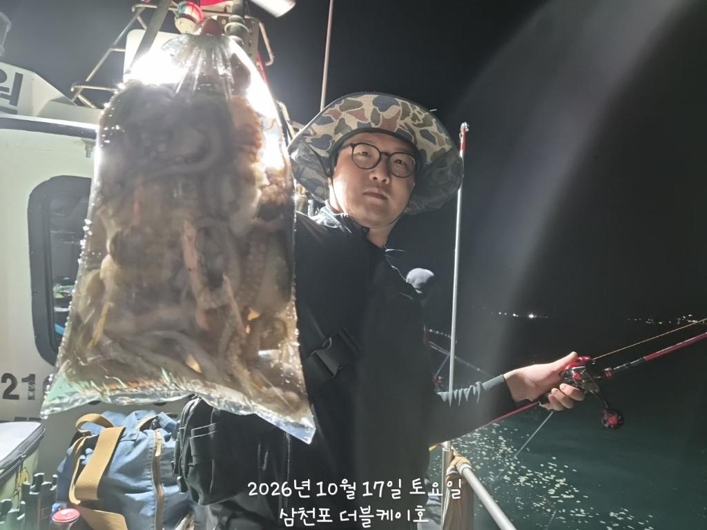 낚시뚜,돌문어,쭈꾸미,삼천포 팔포항,삼천포 더블케이호,낚시뚜28