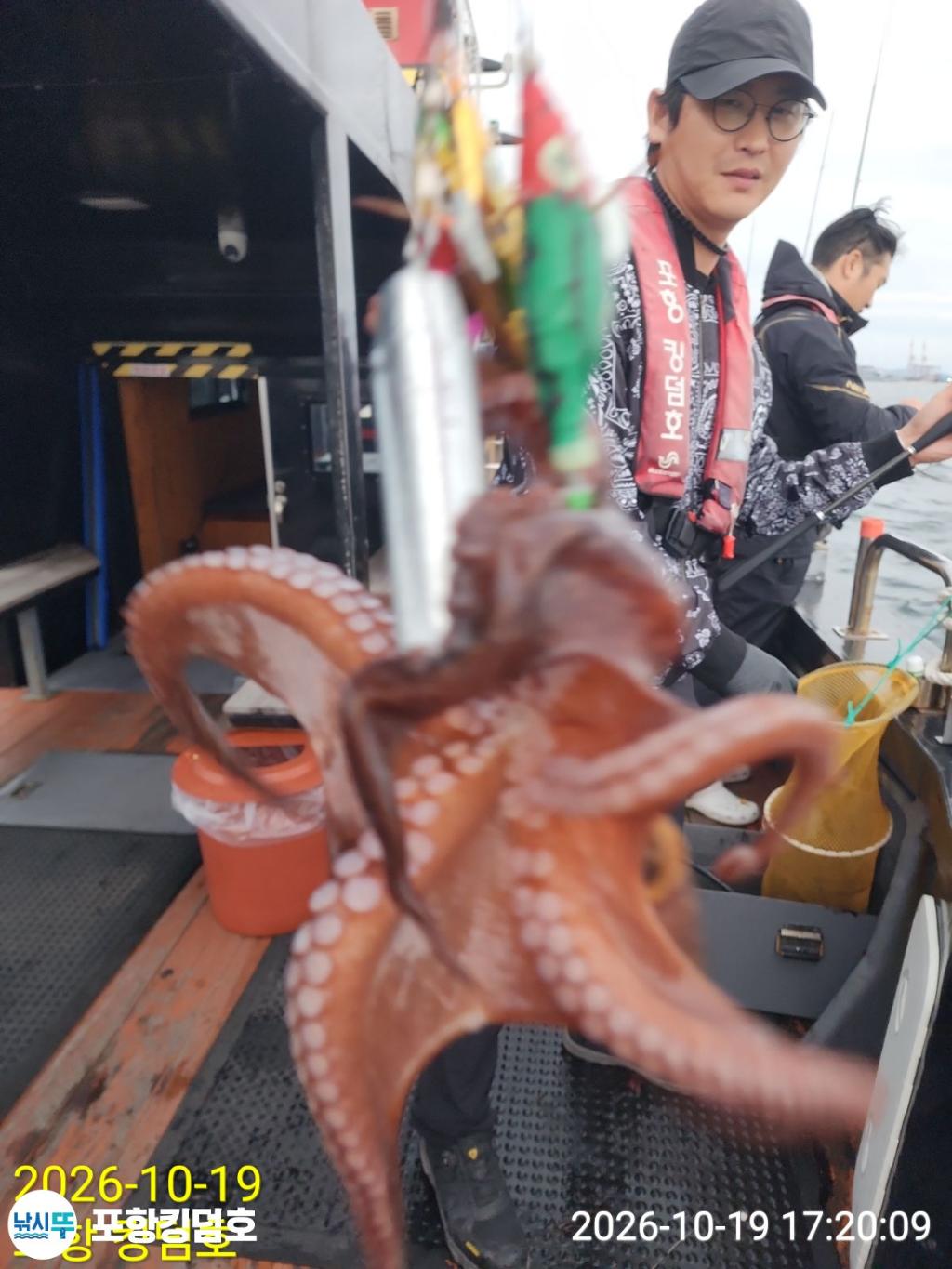 낚시뚜,돌문어,영일만항,포항 킹덤호,낚시뚜8