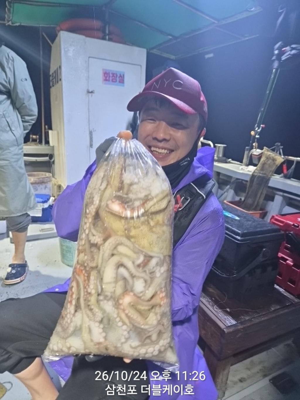 낚시뚜,돌문어,쭈꾸미,삼천포 팔포항,삼천포 더블케이호,낚시뚜6
