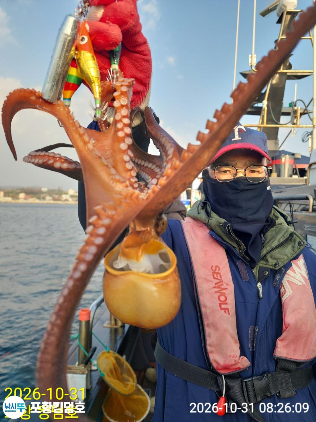 낚시뚜,돌문어,쭈꾸미,영일만항,포항 킹덤호,낚시뚜18